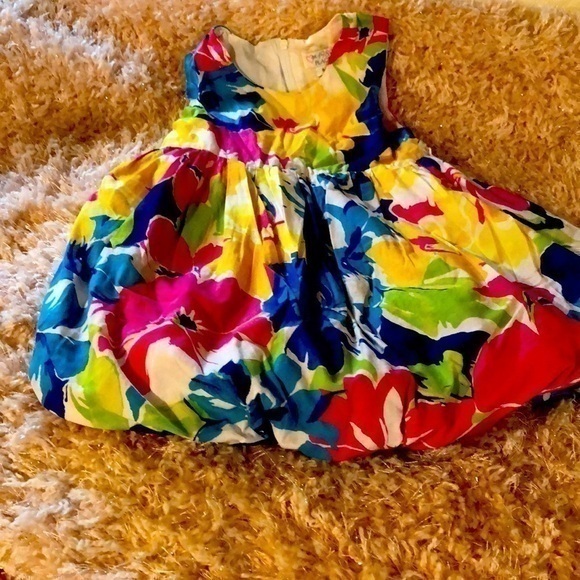 1989 Place SUPER fun colorful dress - Picture 1 of 3